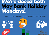 Closed both bank holiday image